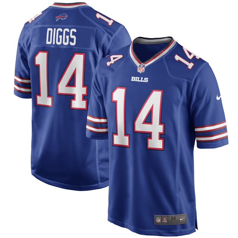None Stefon Diggs BUF Bills Powerful Elite Jersey Football Apparel