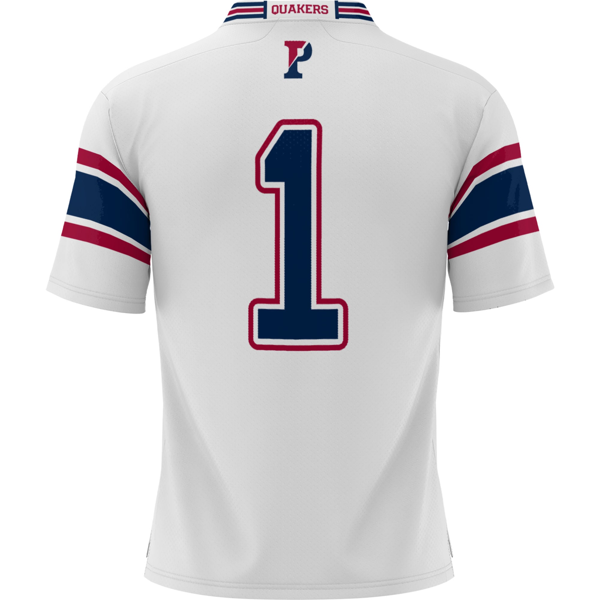 #1 Pennsylvania Quakers GameDay Greats Youth Football Jersey - White