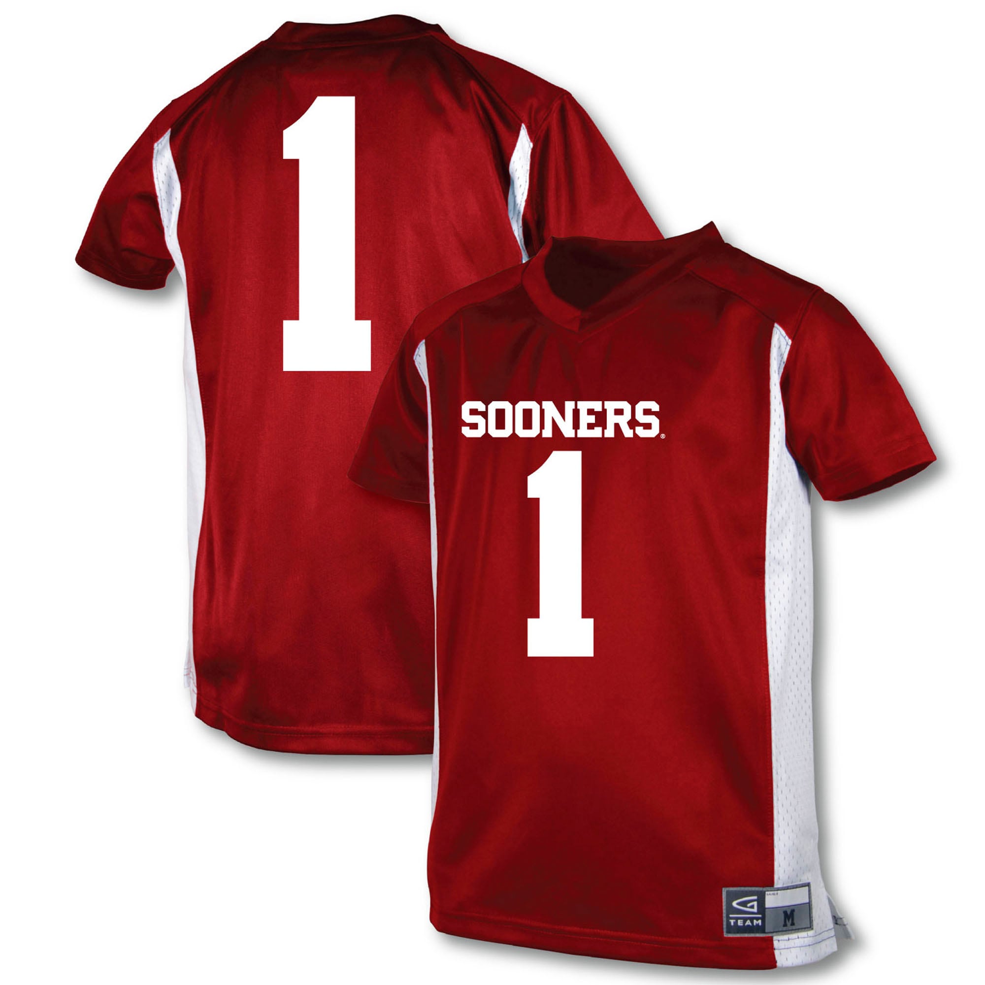 [NJP] Women's Oklahoma Sooners Garb Football Jersey - Crimson