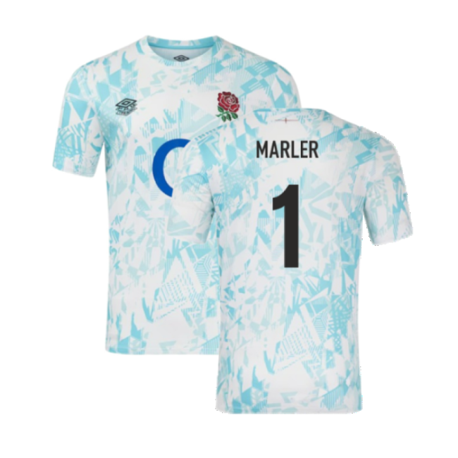 Match Replica England Home Fan Jersey (Adults) (Marler 1)