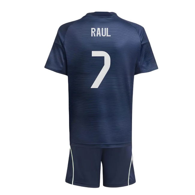 2025-2026 Genuina Camiseta Real Madrid Visitante - Juvenil Con Raul 7