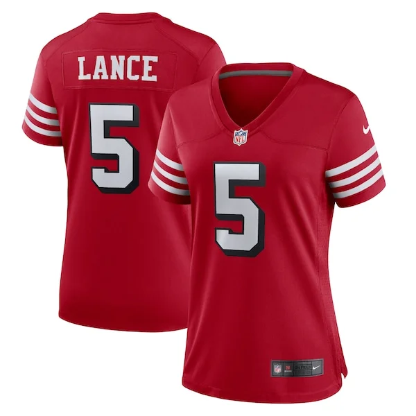 San Francisco 49ers Game NFL Jersey - Scarlet | Official Football A...