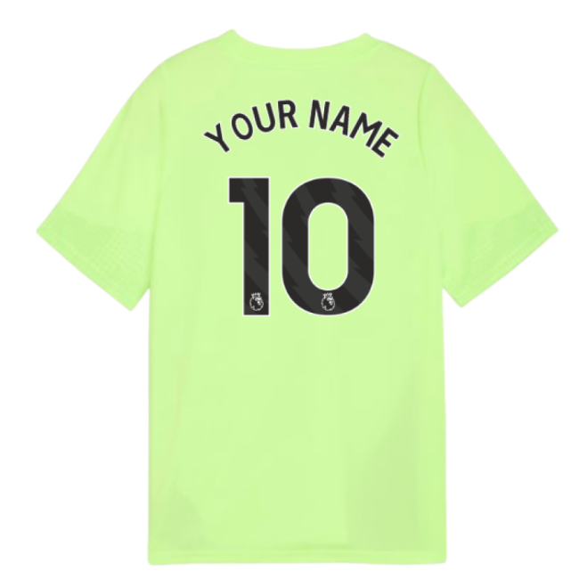 2025-2026 City Man Training Jersey (Fizzy Apple) - Kids (Your Name)