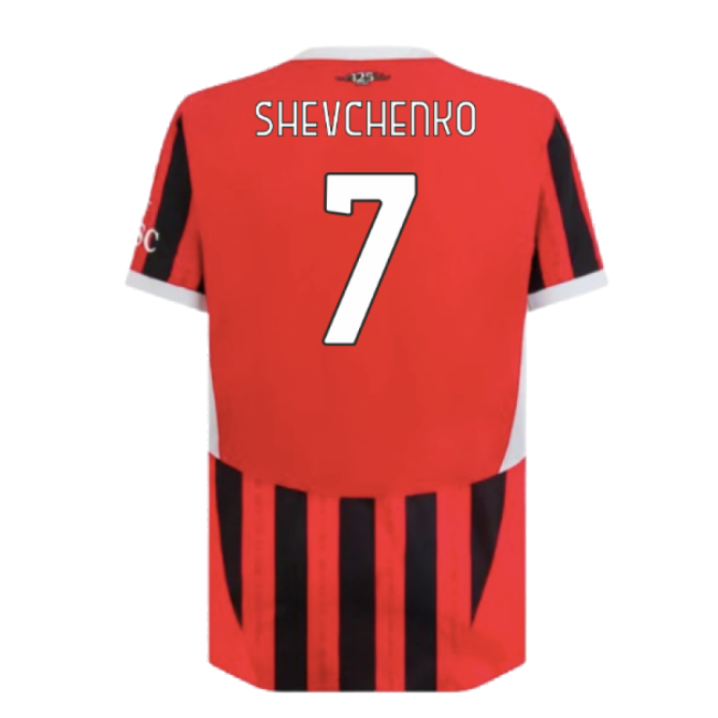 2024-2025 AC Milan Authentic Home Shirt for