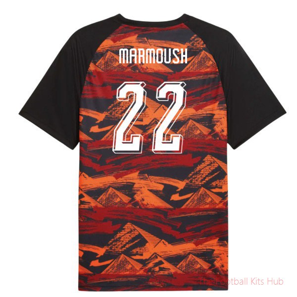 [JED] 2026/27 Egypt Warm Up Jersey (Black) (Marmoush 22)