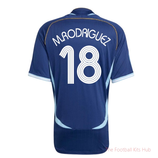 Supporters Argentina 2006 Reissue Away Shirt (M.Rodriguez 18)