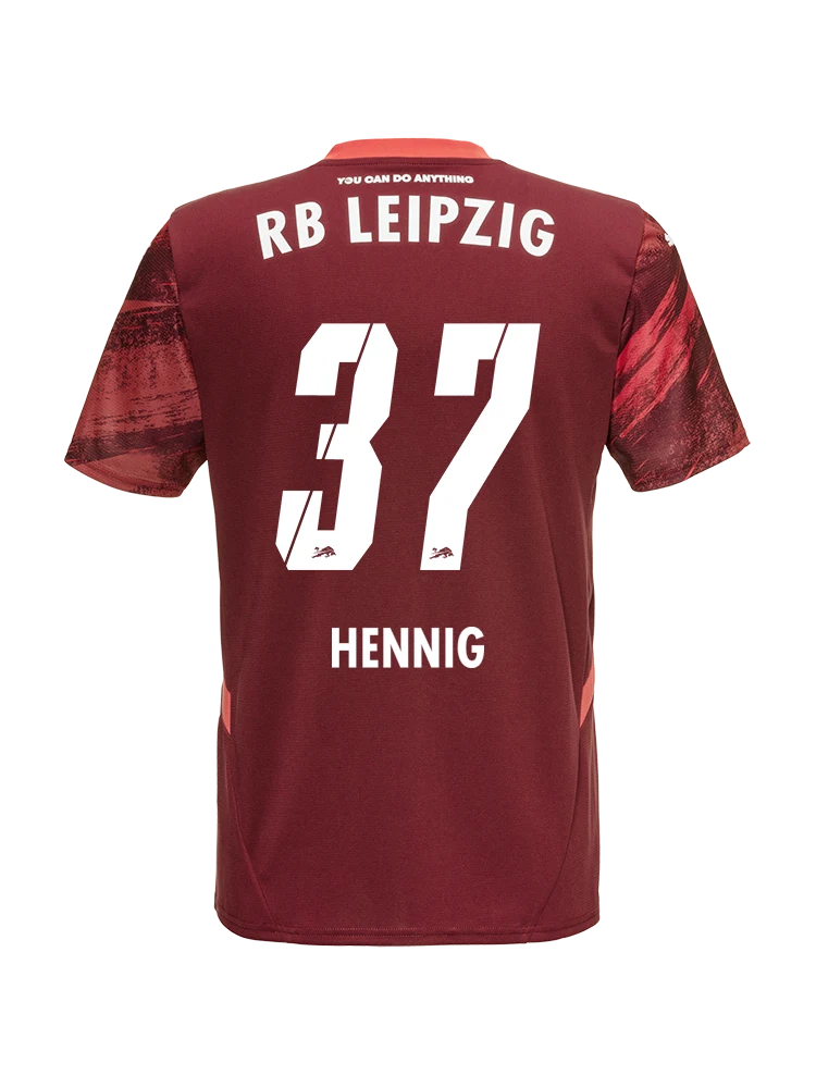 RB Leipzig 24-25 Season HENNIG 37 Away Version Football Jersey