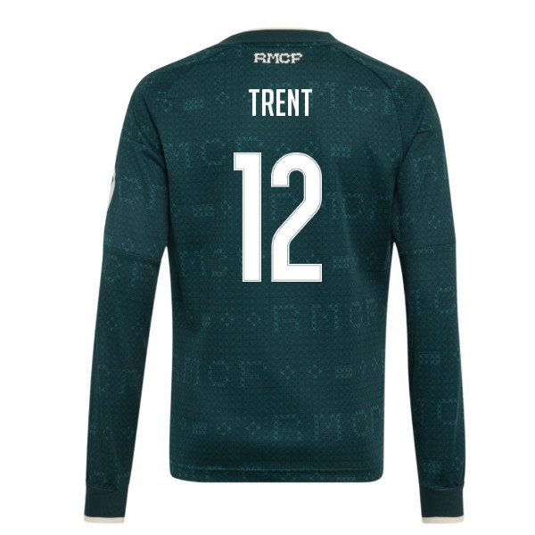 [DDJ] 2026 2027 Real Madrid Long Sleeve Shirt Away Kit (Kids) (Trent 12)