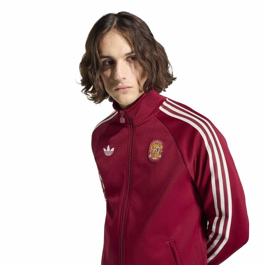 Spain Track Top OG World Cup 2026 - Collegiate Burgundy