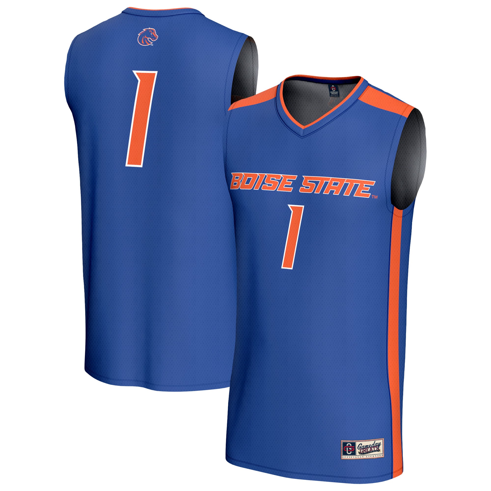 Boise State Broncos GameDay Greats Youth Lightweight Collegiate Basketball Fashion Jersey - Royal