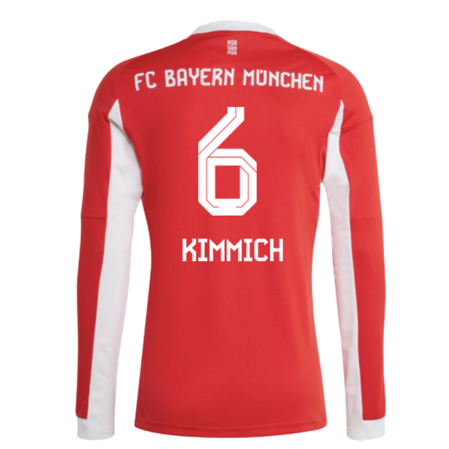 Bayern Munich Long Sleeve 2025-2026 Home Shirt - (Adult