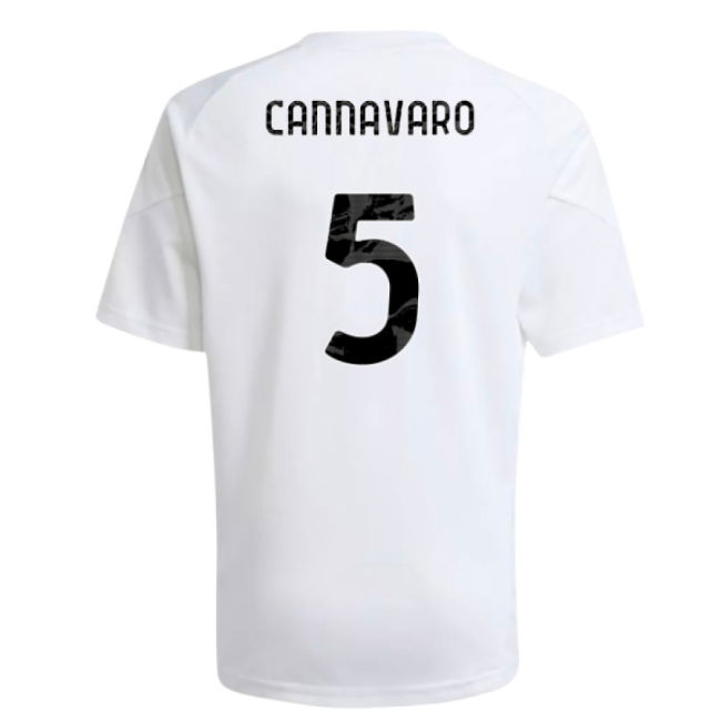 2025-2026 Juventus Training Shirt (White) - Kids (Cannavaro 5)