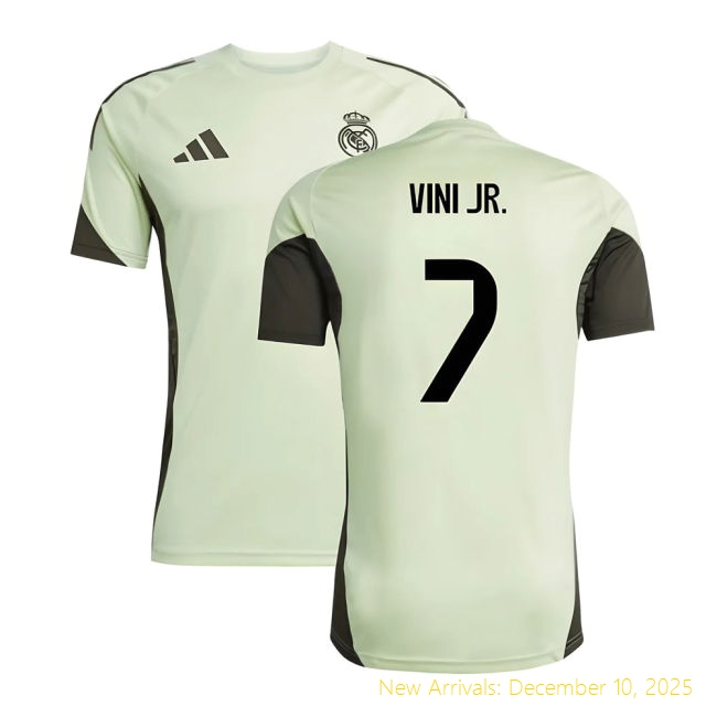 2025-2026 RM Real Madrid Training Elite Jersey (Almost Lime) (Vini Jr.