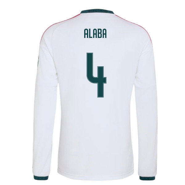 [HP] 2026-2027 Real Madrid Long Sleeve Home Shirt (Alaba 4)