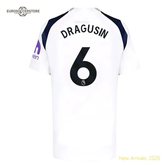 Tottenham Hotspur 2024-25 Home Fan Version For Kids (Dragusin Game