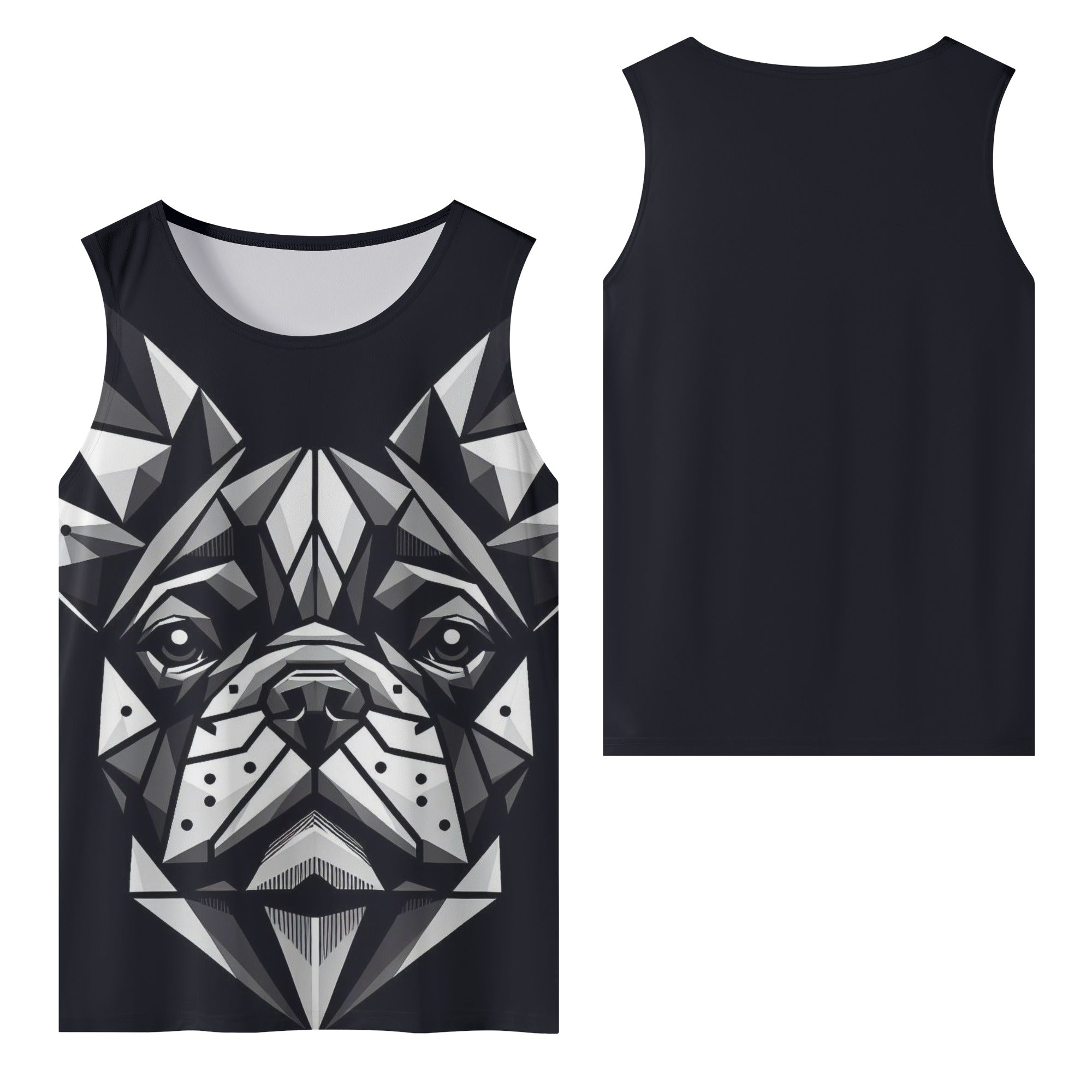 French Bulldog Lover Finn Men Tank Tops Trendy Everyday Top