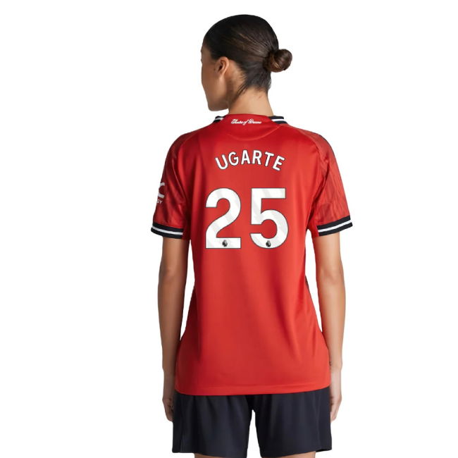 2025-20 Man Utd Home Shirt with Ugarte 25 M Women S