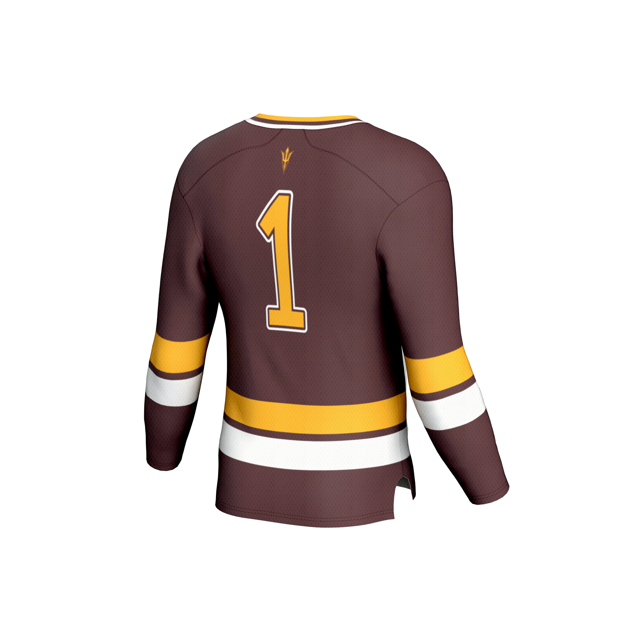[NJP] Arizona State Sun Devils GameDay Greats Unisex Lightweight Hockey Fashion Jersey - Maroon