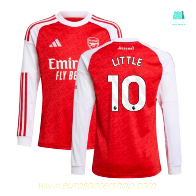 2025-2026 Arsenal Long Sleeve Home Shirt (Kids) (Little 10)