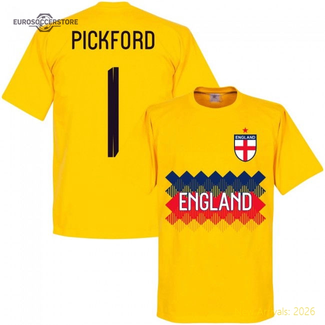 Football Team England Pickford Non-toxic Kids Jersey Soft-touch