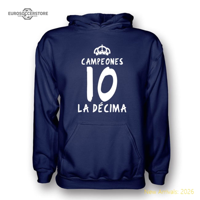 Real Madrid La Decima Hoody (navy) - Kids