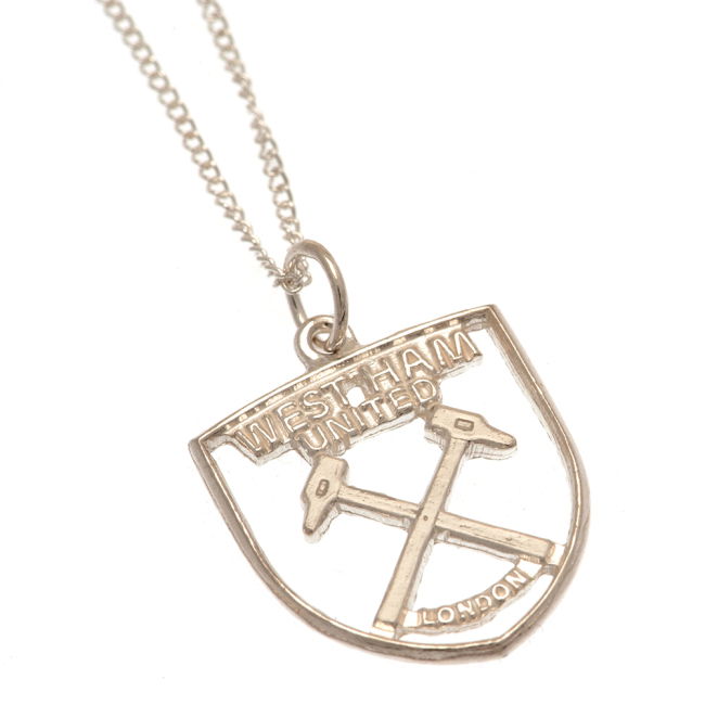 West Ham United FC Sterling Silver Pendant & Chain CR | Elite