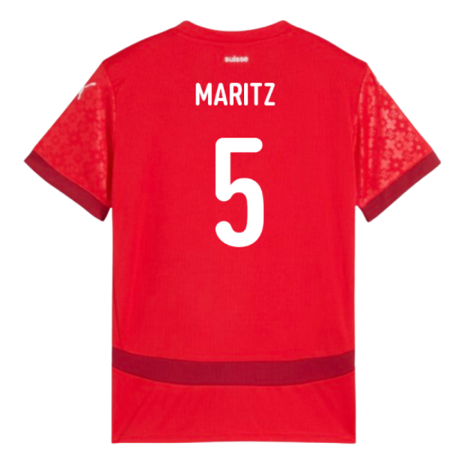 2025 Switzerland EUR25 Home Shirt (Kids) (Maritz 5)