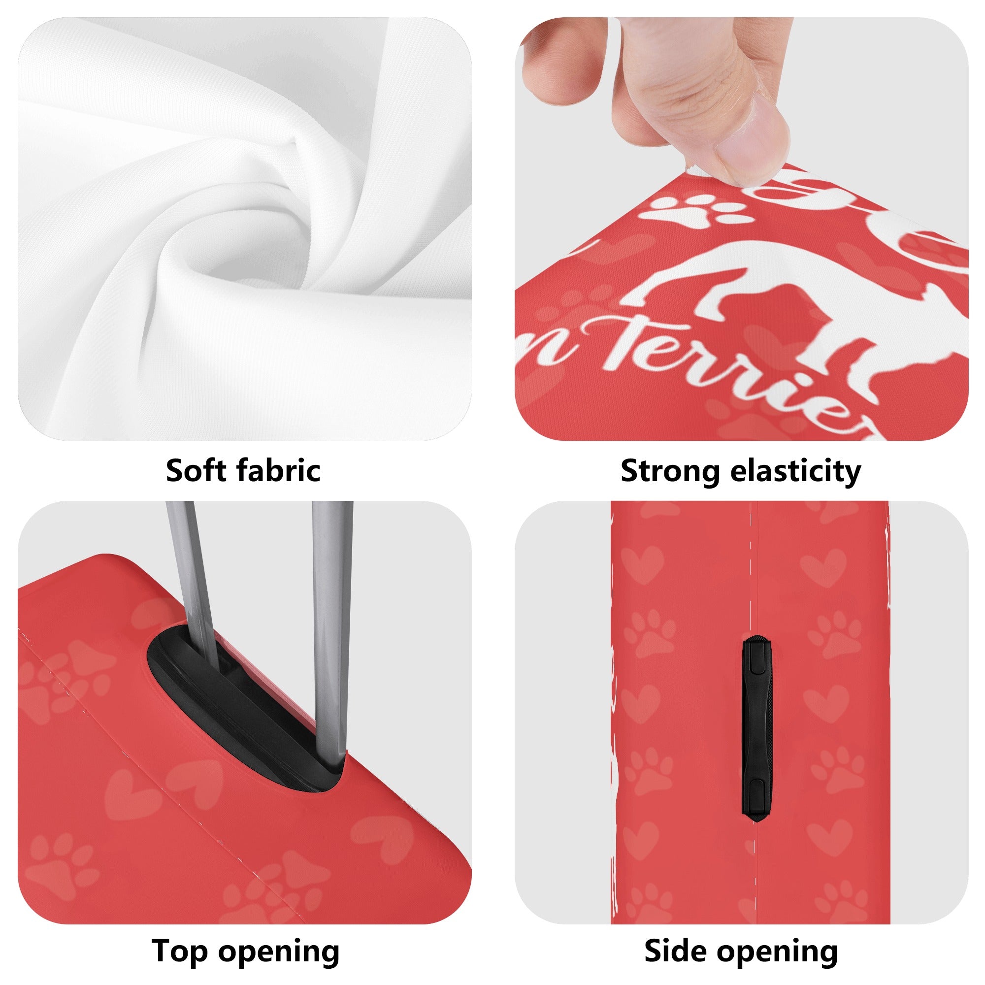 Sasha - Luggage Cover for Boston Terrier lovers