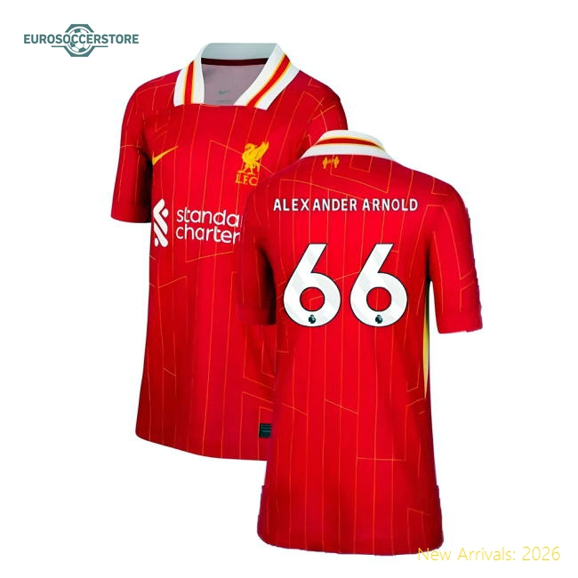 2024-2025 Liverpool Home Shirt (Kids) (Alexander Arnold 66)