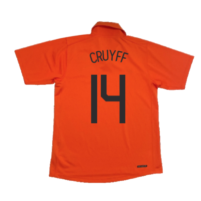 Holland 2006-08 Home Shirt (M) ((Good) M) (Cruyff 14)