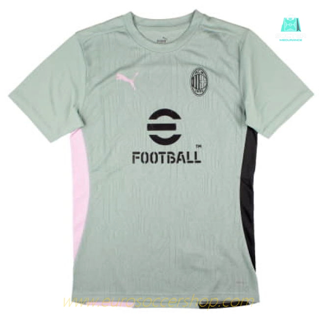 2024-2025 AC Milan Training Shirt (Green Fog) (Abraham 9)