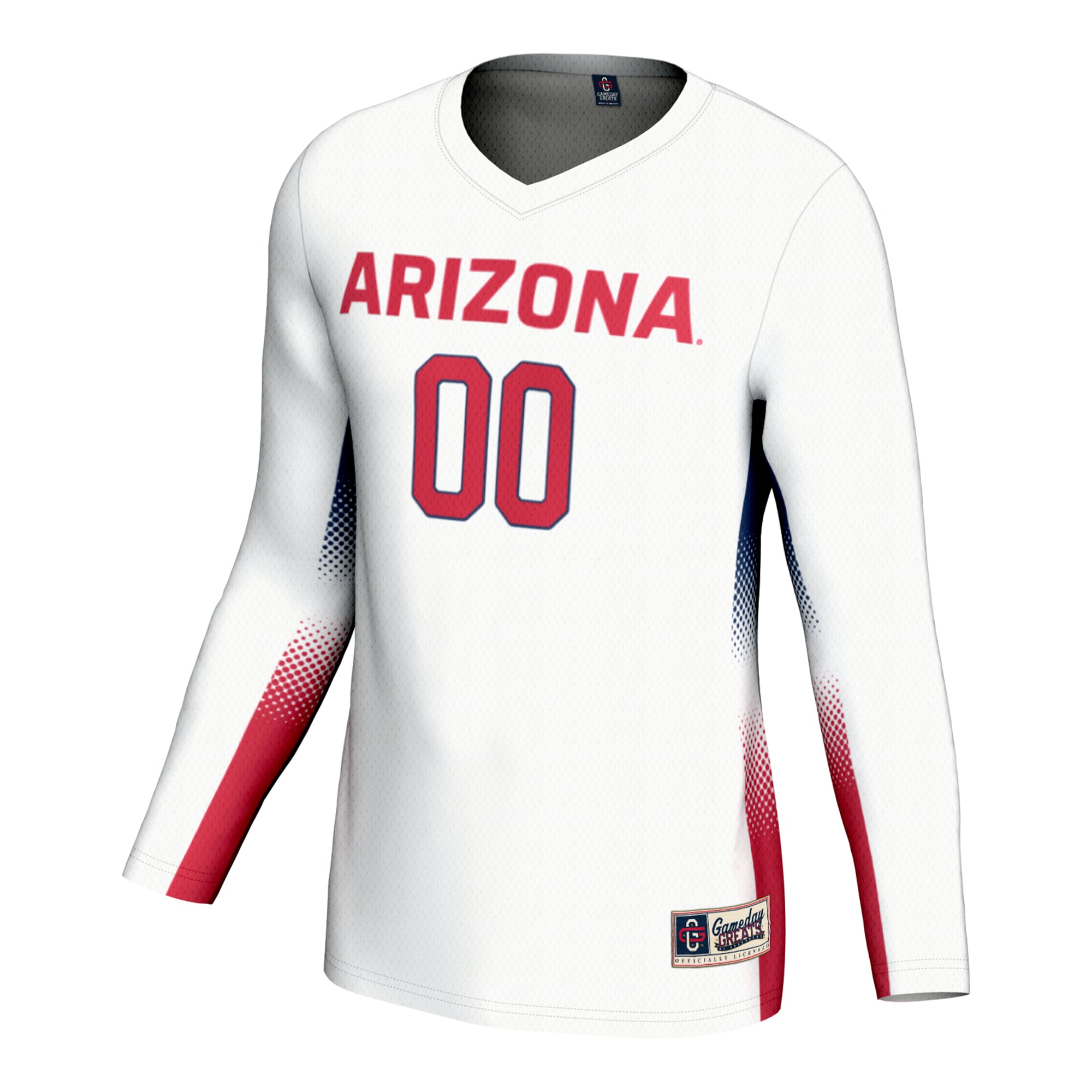 Arizona Wildcats GameDay Greats Youth Lightweight NIL Women's Volleyball Jersey - White