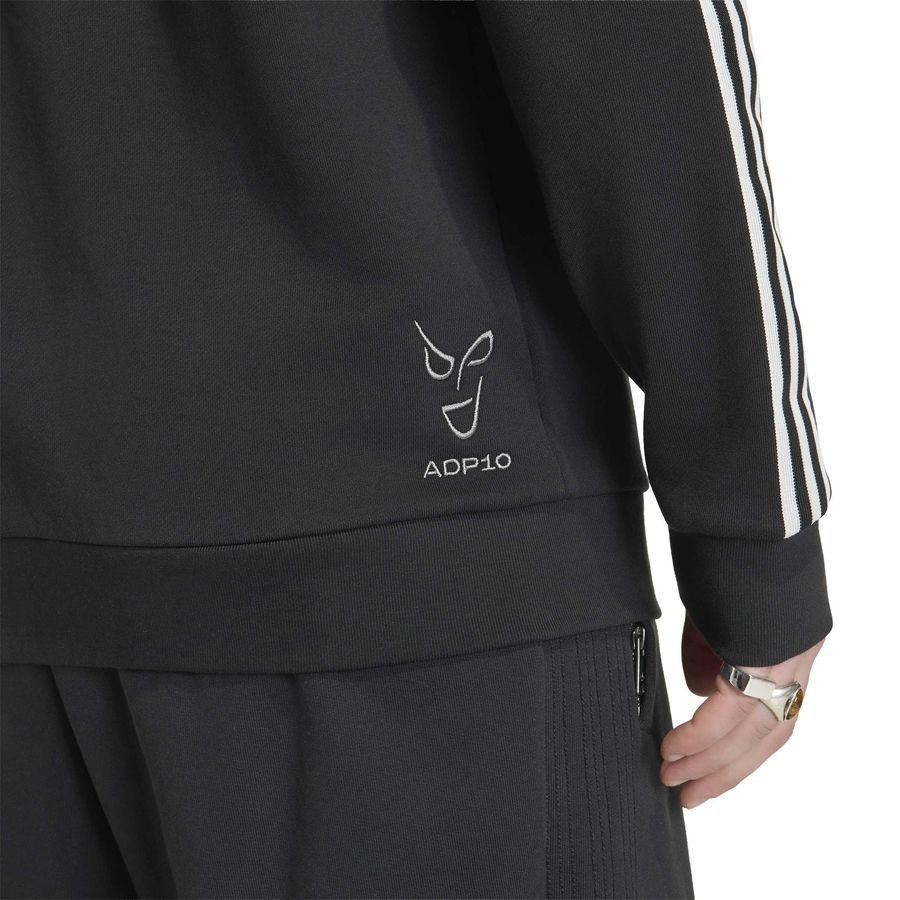 Juventus Track Travel Jacket Half Zip Og Jet Black