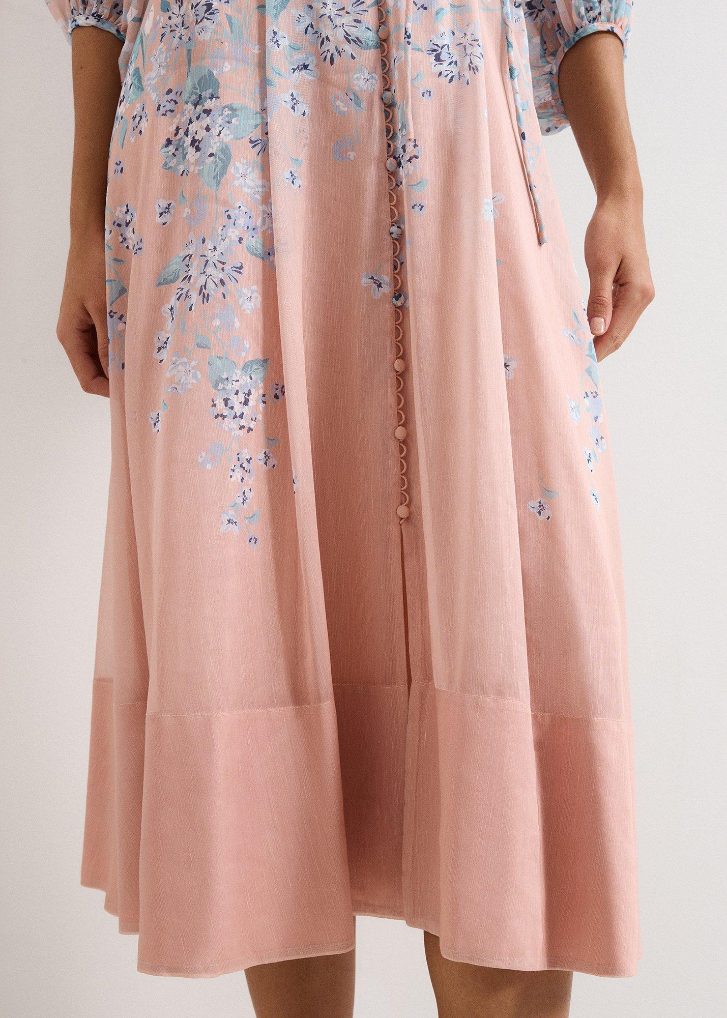 Petite Alison Linen Blend Dress