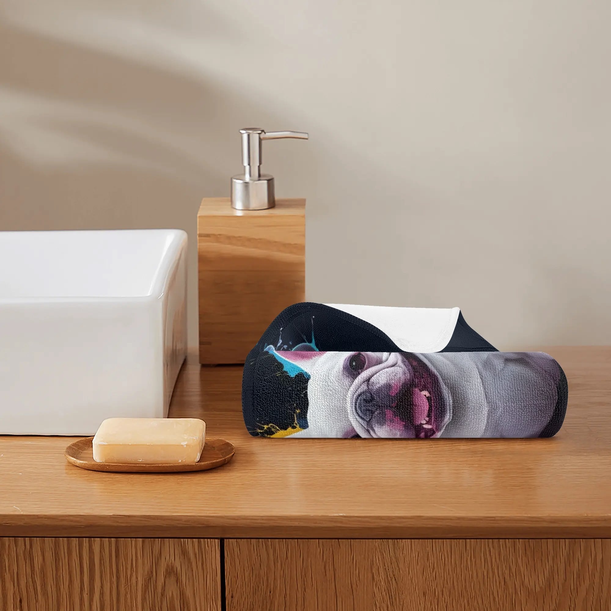 Sugar - Breed-specific Towel For Frenchie Lovers Winter Wear