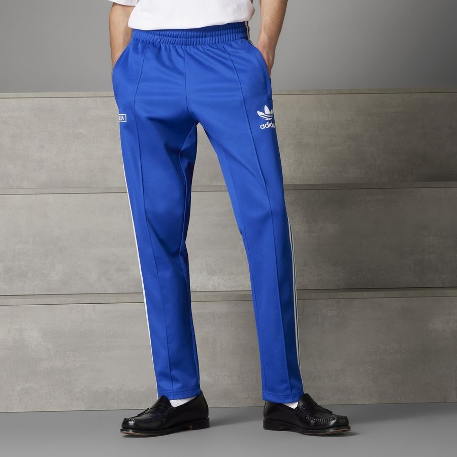 Italy Track Bottoms Og Beckenbauer Royal Blue Supporter Version