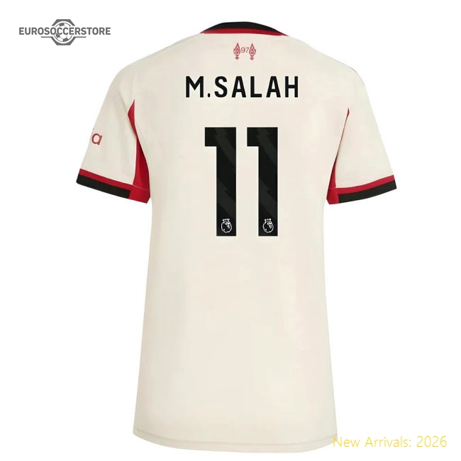 Liverpool Womens M.salah Sophisticated Jersey Drycell Soft-touch