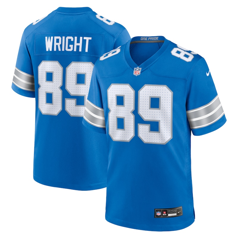 None Brock Wright DET Lions Timeless Elite Jersey for NFL Fans