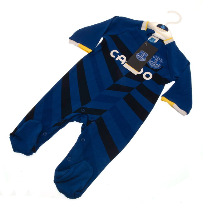 Rare Limited Quality Everton Home Unique Shirt (Sleepsuit 3)