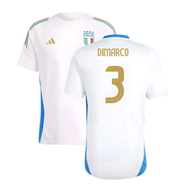 2024-2025 Italy Training Tee (White) (DIMARCO 3)