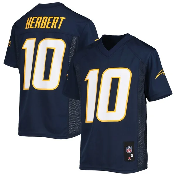None Justin Herbert Replica Jersey - Navy | NFL Player Jersey