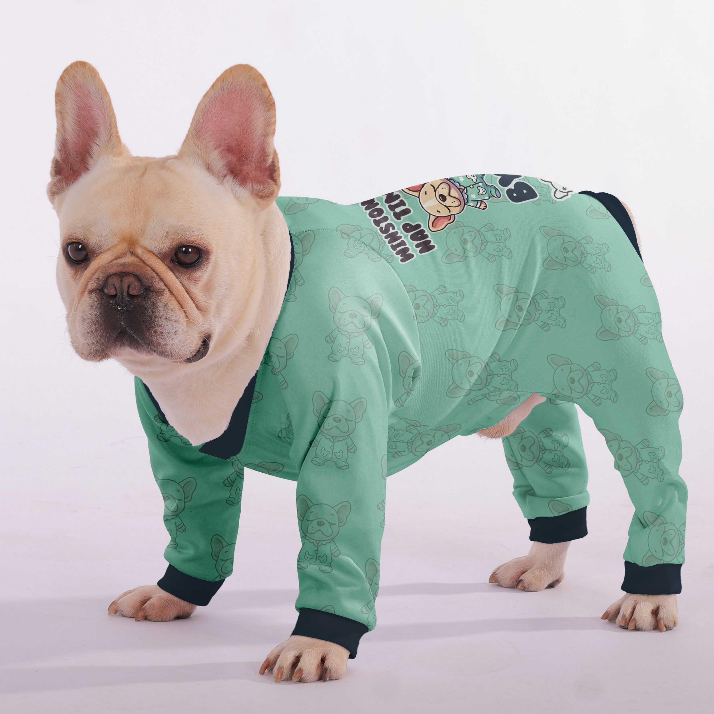 Lifestyle-Driven Chanel - Personalized French Bulldog Pajamas With Fr...