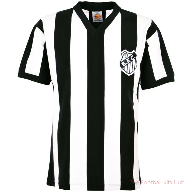 Stadium Santos 1970S Kids Football Shirt (Kids) (Your Name)