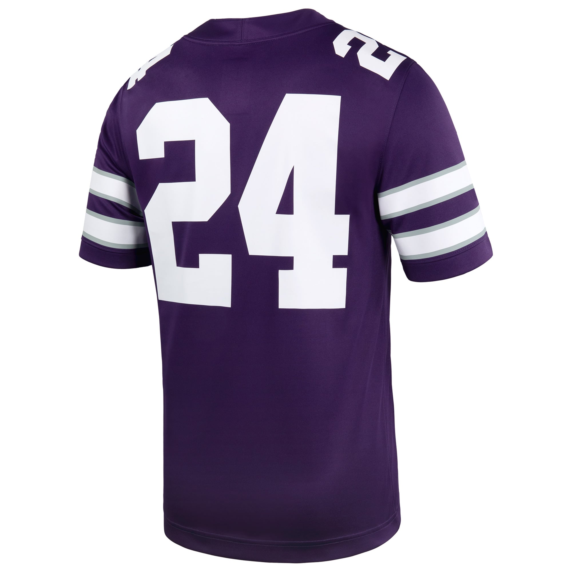 Men's #24 Purple Kansas State Wildcats Football Jersey