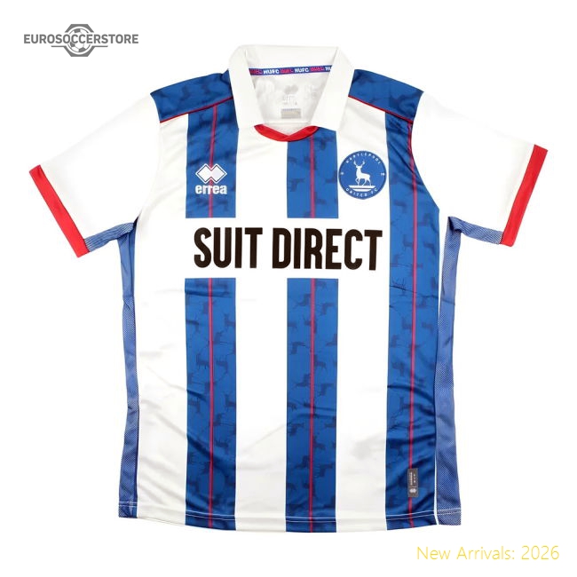 Premium-grade 2022-2023 Hartlepool United Home Shirt - Authentic Design