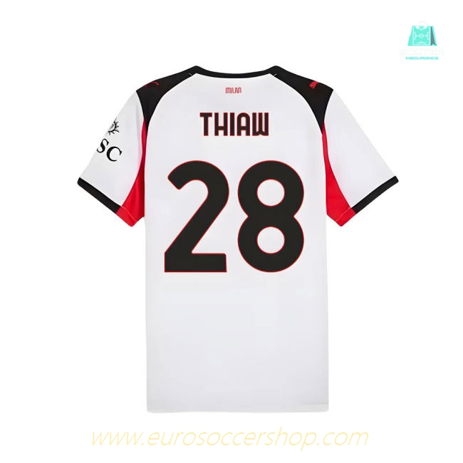 2025-2026 AC Milan Away Shirt (Thiaw 28)