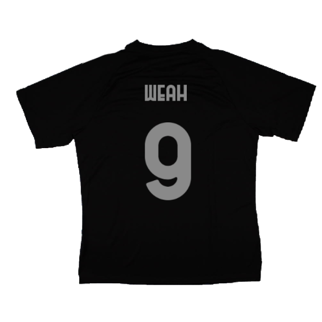 Superior Craftsmanship Acm Ac Milan Pre Match Jersey Black Weah #9...