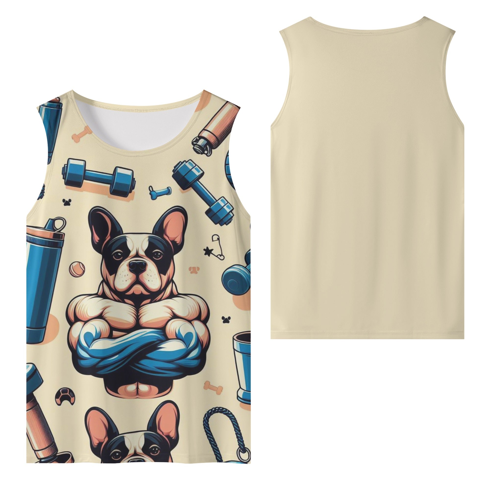 French Bulldog Lover Chandler Men Tank Tops Cute Frenchie Fan Tee