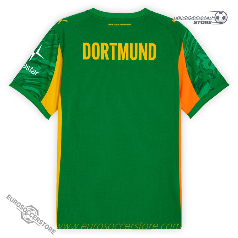Borussia Dortmund Goalkeeper's Green Jersey for the 25-26 Season