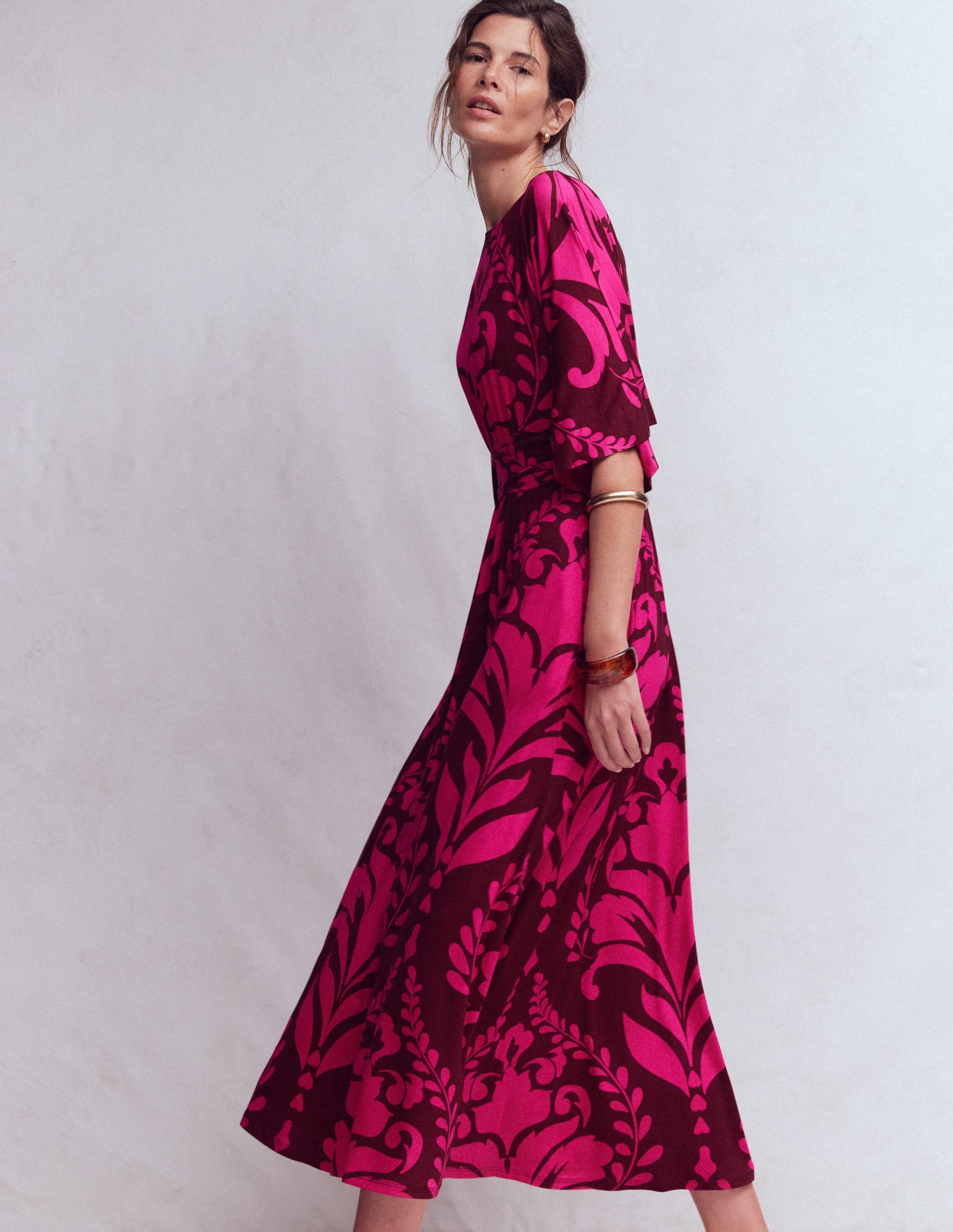 Imelda Kimono Jersey Dress